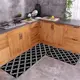 Коврики для дома универсальные 2 пр. 50*80+50*150 см Homytex black
