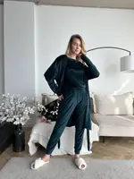 Домашний костюм-четверка YK04 Тёмно-зеленый L-XL