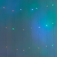 Гірлянда Водоспад 3х2 м 210 LED (480 L) лампочок світлодіодна прозорий дріт 10 ниток 8 режимів 1733045ML