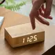 Смарт-будильник "FLIP", дерево бамбук.