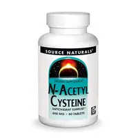 Аминокислота Source Naturals N-Аcetyl Cysteine 600 mg, 60 таблеток