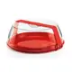 Тортовница с крышкой Guzzini Forme Casa Red 13845931 34,5x13 см