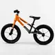 Велобег Corso Runner (алюминиевая рама, надувные колеса 14"). Orange/Black - 103516