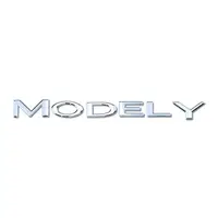 Емблема наклейка на кришку заднього багажника Tesla Model Y
