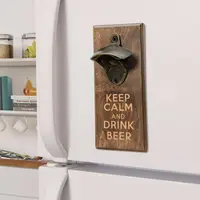 Відкривачка для пляшок "Keep calm and drink beer", світла