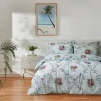 Постельное белье Iris Home Ranforce - Flavor бирюзовый семейный