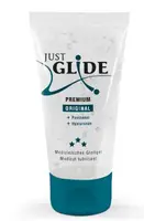 Лубрикант с гиалуроновой кислотой и пантенолом Just Glide Premium 50 мл (веганская)