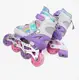 Роликовые коньки 203-М Best Roller колеса PU светятся. Violet (размер 34-38) (170010)
