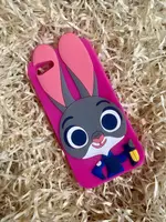 Силиконовый чехол Джуди Хоппс для iPhone SE 2022/ 2020/ 8/ 7, Pink