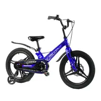 Велосипед детский 18" Corso "Revolt" магниевая рама, дисковые тормоза. Blue (126713)