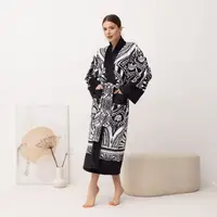 Кімоно жіноче з плюшевого велюру Kimono Noire 18129 S