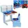 Парта школьная Мотоциклы Никопарт, ЛДСП 70х45 см., 1 стул. Blue (91269)