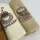 Набор махровых кухонных полотенец Турция Deep Кофе 6349 30х50 см 3 шт