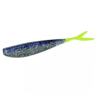 Силикон Lunker City Fat Fin-S Fish 3.5" #281 Purple Ice/Chartreuse Tail (36281/2275504)