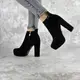 Ботильоны женские Fashion Montana 2374 39 размер 25 см Черный