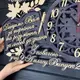 Подарок администрации школы от выпускников деревянные именные часы на стену