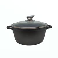 Каструля із кришкою Krauzer Eco-Basis Line KR-77002 20 см 2.3 л чорна