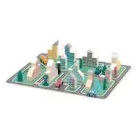 Деревянный конструктор Viga Toys PolarB Город, 56 эл 44040