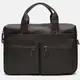 Мужская кожаная сумка Borsa Leather K18612-brown