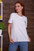 Футболка жіноча 198R013 колір Білий