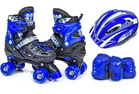Комплект квадов с защитой Scale Sport, размер 29-33. Dark blue (558687125) 558687125