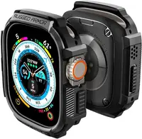 Чехол Spigen для Apple Watch Ultra (49 mm) Rugged Armor, Black (ACS05456)