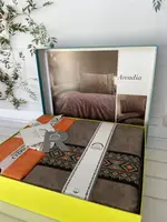 Аркадия постельный ранфорс. Евро размер Romeo home Турция