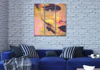Картина модульная на ПВХ ткани, 80x80 см, (80x25-3)