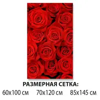 Вінілова наклейка на стіл Троянди 60 х 100 см