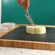 Доска для сыра и закусок бамбуковая с ножом и соусниками,менажница деревянная для нарезки 38x33x2.8см