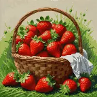 Алмазная мозаика Santi Сочная клубника 954887 40х40 см