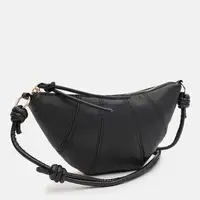 Женская кожаная сумка Borsa Leather K1267bl-black