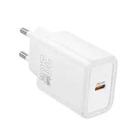 Адаптер сетевой HOCO Gentle single port charger N60 |1Type-C, 20W/3A, PD/QC|