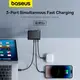 Адаптер сетевой Baseus GaN5 Pro Digital Fast Charger |2C+U, 160W/3A, PD3.1/QC| (With C to C 240W cable)