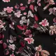 Ткань для одежды плательная Super soft 65  гр/м2, легкая, нежная, полиестр шиповник черный
