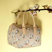 Сумка бочонок Barrel Хлопок 28x18x17 см (SB_CLF006_PUD)