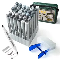 Спиртовые маркеры Arrtx OROS ASM-03GY 32 цветов, серые оттенки
