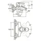 Смеситель KM Ø35 для ванны литой AQUATICA KM-1C133C (9740200)