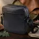 Мужская сумка мессенджер из зернистой натуральной кожи Shvigel 22847 Черная