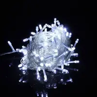 Гірлянда світлодіодна від мережі з білим проводом Y25-04W 19639 8 м 200 LED холодний білий