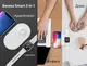 Беспроводное зарядное устройство Baseus Smart 2in1 Llightning, White (WX2IN1-B02)