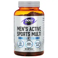 Витамины и минералы NOW Sports Mens Active Sports Multi, 180 капсул
