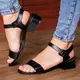 Женские босоножки Fashion Waco 1845 39 размер 25 см Черный