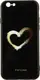 Чехол-накладка TOTO Glass Fashionable Case Apple iPhone 6/6S Heart on Black