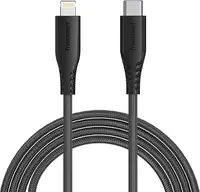 Кабель Tronsmart Type-C to Lightning 1.2m LCC03 Double Braided Nylon 4FT Cable Grey