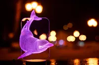 Змінна пластина для 3D ламп "Дельфін" 3DTOYSLAMP