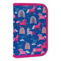 Пенал твердый Smart Unicorn 532831 синий