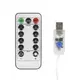 Светодиодная Гирлянда-Занавес Штора 2*2м 200LED USB c Пультом для Украшений Окон Жёлтая
