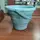 Ведро 10 литров туристическое складное Collapsible Bucket Бирюзовый