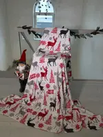 Плед флісовий Dushka Home Merry Christmas 15 21491 200х230 см